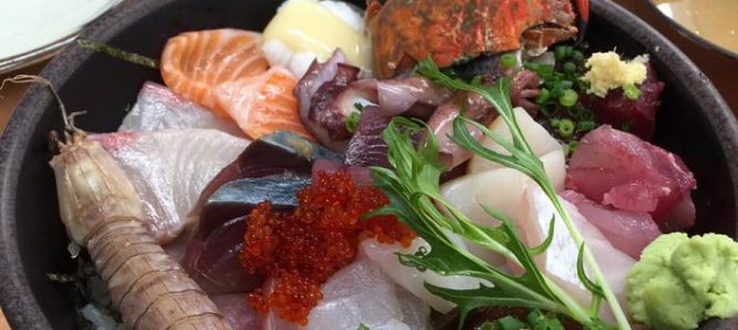 Delicious seafood dishes in Shimonoseki